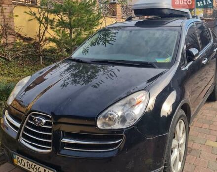 Черный Субару Трибека, объемом двигателя 3 л и пробегом 256 тыс. км за 8900 $, фото 2 на Automoto.ua