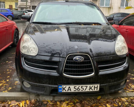 Черный Субару Трибека, объемом двигателя 3 л и пробегом 335 тыс. км за 7000 $, фото 1 на Automoto.ua