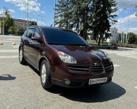 Красный Субару Трибека, объемом двигателя 3 л и пробегом 173 тыс. км за 8000 $, фото 1 на Automoto.ua