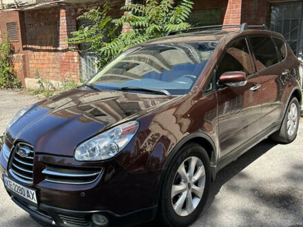 Красный Субару Трибека, объемом двигателя 3 л и пробегом 200 тыс. км за 3999 $, фото 1 на Automoto.ua