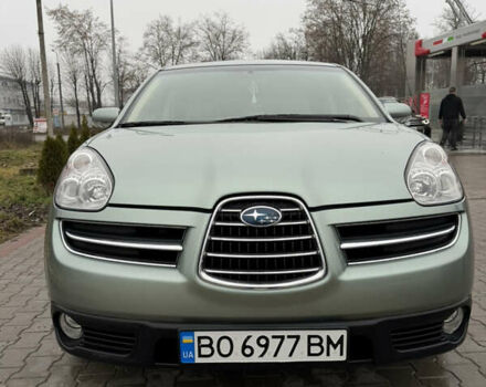Зеленый Субару Трибека, объемом двигателя 3 л и пробегом 172 тыс. км за 8500 $, фото 1 на Automoto.ua