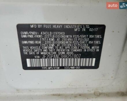 Белый Субару Crosstrek, объемом двигателя 2 л и пробегом 160 тыс. км за 2200 $, фото 11 на Automoto.ua