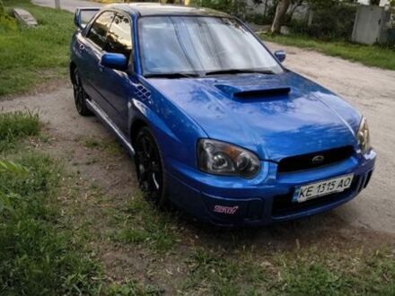 Синий Субару Impreza WRX, объемом двигателя 2 л и пробегом 235 тыс. км за 7500 $, фото 1 на Automoto.ua
