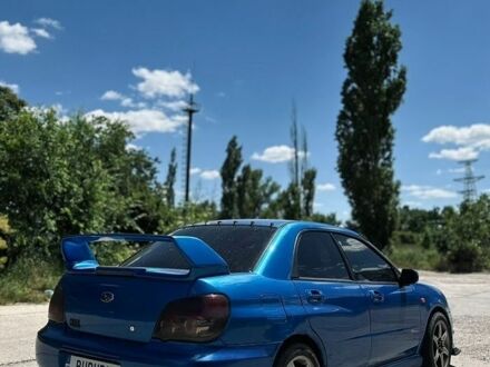 Синий Субару Impreza WRX, объемом двигателя 2 л и пробегом 200 тыс. км за 8000 $, фото 1 на Automoto.ua