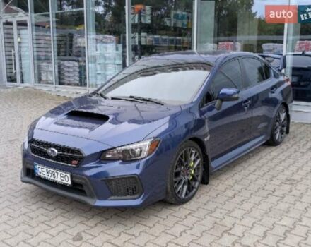 Синий Субару WRX STI, объемом двигателя 2.5 л и пробегом 129 тыс. км за 26500 $, фото 3 на Automoto.ua