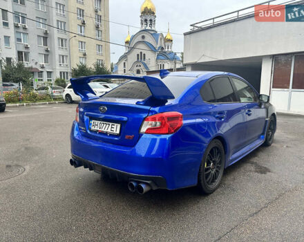 Синий Субару WRX STI, объемом двигателя 2.46 л и пробегом 37 тыс. км за 27000 $, фото 2 на Automoto.ua