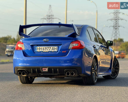 Синий Субару WRX STI, объемом двигателя 2.46 л и пробегом 112 тыс. км за 29500 $, фото 1 на Automoto.ua