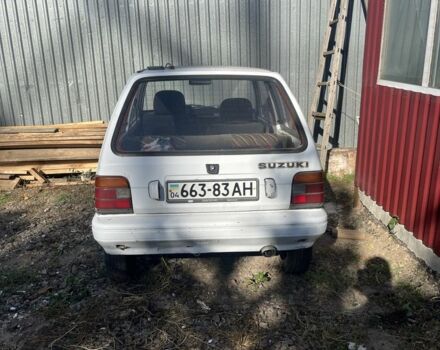 Белый Сузуки Альто, объемом двигателя 0.8 л и пробегом 100 тыс. км за 250 $, фото 1 на Automoto.ua