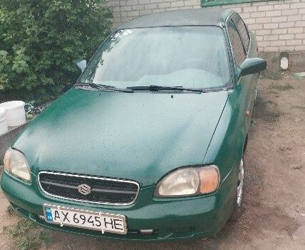 Зеленый Сузуки Балеро, объемом двигателя 1.3 л и пробегом 90 тыс. км за 2381 $, фото 1 на Automoto.ua