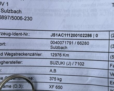 Сузуки Другая, объемом двигателя 0.65 л и пробегом 0 тыс. км за 4100 $, фото 3 на Automoto.ua
