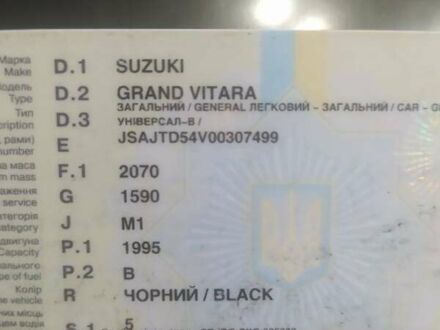 Чорний Сузукі Гранд Вітара, об'ємом двигуна 2 л та пробігом 160 тис. км за 8200 $, фото 1 на Automoto.ua