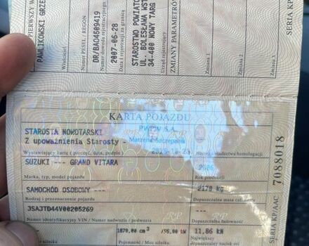 Синий Сузуки Гранд Витара, объемом двигателя 1.9 л и пробегом 300 тыс. км за 2700 $, фото 6 на Automoto.ua