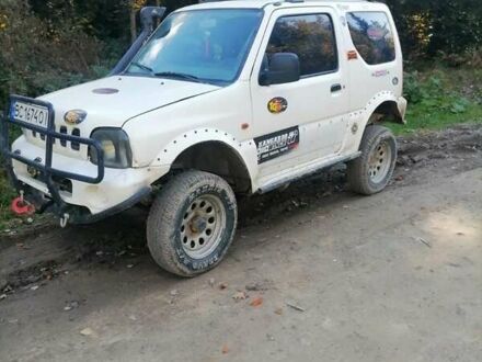 Сузуки Джимни 2000 в Стебник на Automoto.ua Белый Сузуки Джимни, объемом двигателя 1.3 л и пробегом 200 тыс. км за 6500 $, фото 1 на Automoto.ua