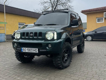 Сузукі Джімні 2003 у Мукачеве на Automoto.ua Зелений Сузукі Джімні, об'ємом двигуна 1.3 л та пробігом 172 тис. км за 9700 $, фото 1 на Automoto.ua