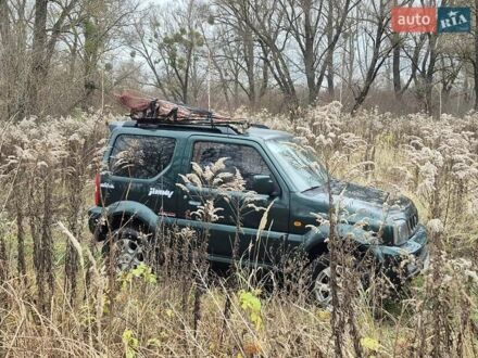 Зеленый Сузуки Джимни, объемом двигателя 1.3 л и пробегом 170 тыс. км за 8700 $, фото 1 на Automoto.ua