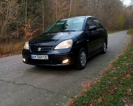 Черный Сузуки Лиана, объемом двигателя 1.6 л и пробегом 218 тыс. км за 5200 $, фото 1 на Automoto.ua