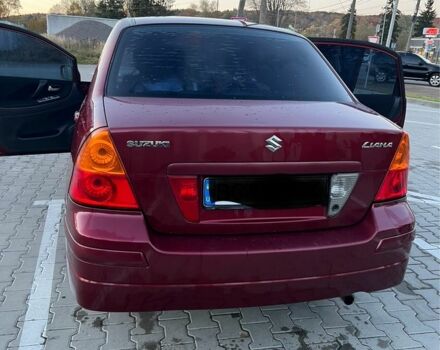 Червоний Сузукі Ліана, об'ємом двигуна 1.4 л та пробігом 235 тис. км за 3150 $, фото 3 на Automoto.ua