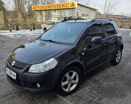 Черный Сузуки СХ4, объемом двигателя 1.59 л и пробегом 207 тыс. км за 7500 $, фото 1 на Automoto.ua
