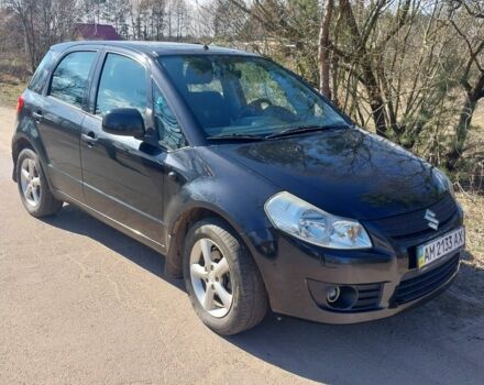 Черный Сузуки СХ4, объемом двигателя 1.6 л и пробегом 160 тыс. км за 6300 $, фото 1 на Automoto.ua