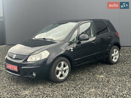 Черный Сузуки СХ4, объемом двигателя 1.6 л и пробегом 195 тыс. км за 7990 $, фото 1 на Automoto.ua