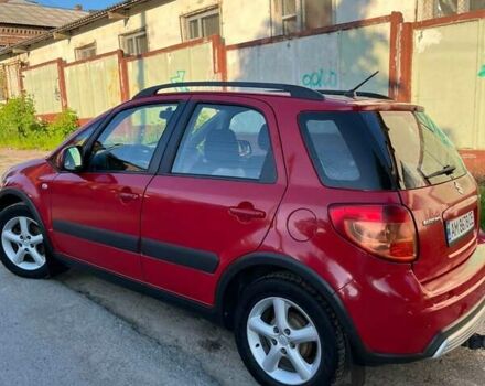 Красный Сузуки СХ4, объемом двигателя 1.6 л и пробегом 233 тыс. км за 5300 $, фото 3 на Automoto.ua