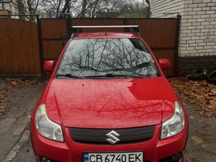 Красный Сузуки СХ4, объемом двигателя 1.6 л и пробегом 183 тыс. км за 6800 $, фото 1 на Automoto.ua