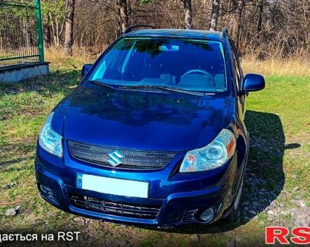 Синий Сузуки СХ4, объемом двигателя 2 л и пробегом 142 тыс. км за 6999 $, фото 1 на Automoto.ua