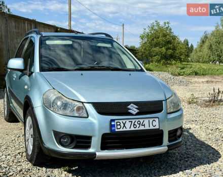 Синий Сузуки СХ4, объемом двигателя 1.59 л и пробегом 248 тыс. км за 6100 $, фото 1 на Automoto.ua