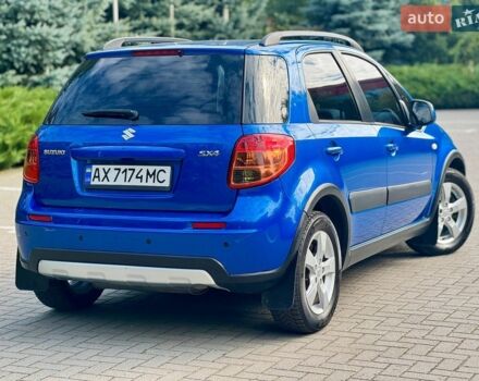 Синий Сузуки СХ4, объемом двигателя 1.59 л и пробегом 135 тыс. км за 8750 $, фото 1 на Automoto.ua