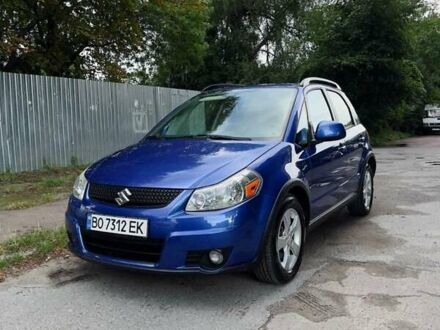 Синий Сузуки СХ4, объемом двигателя 2 л и пробегом 58 тыс. км за 9000 $, фото 1 на Automoto.ua