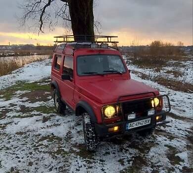 Красный Сузуки Самурай, объемом двигателя 1.33 л и пробегом 137 тыс. км за 5500 $, фото 13 на Automoto.ua