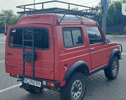 Красный Сузуки Самурай, объемом двигателя 1.33 л и пробегом 137 тыс. км за 5500 $, фото 10 на Automoto.ua