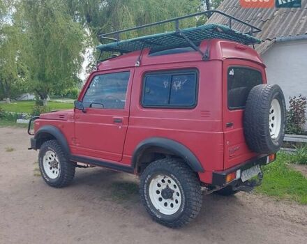 Красный Сузуки Самурай, объемом двигателя 1.33 л и пробегом 137 тыс. км за 5500 $, фото 4 на Automoto.ua