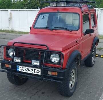 Красный Сузуки Самурай, объемом двигателя 1.33 л и пробегом 137 тыс. км за 5500 $, фото 1 на Automoto.ua