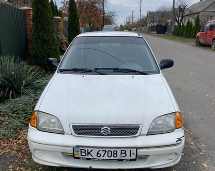 Белый Сузуки Свифт, объемом двигателя 1.3 л и пробегом 125 тыс. км за 1000 $, фото 2 на Automoto.ua