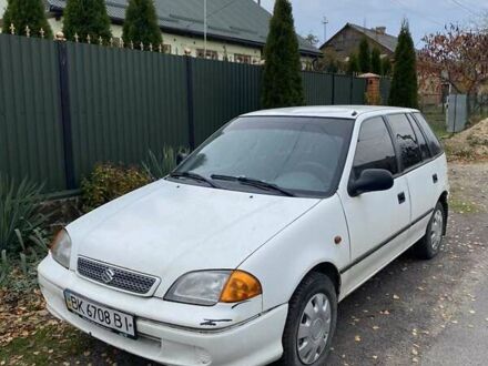 Белый Сузуки Свифт, объемом двигателя 1.3 л и пробегом 125 тыс. км за 1000 $, фото 1 на Automoto.ua