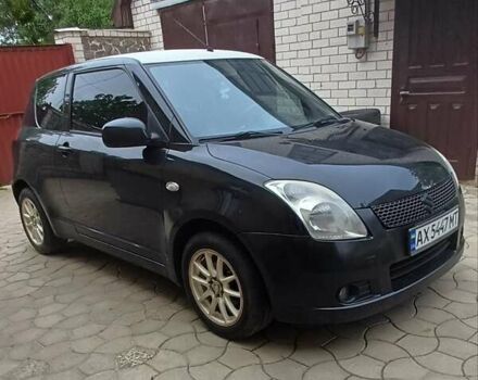 Чорний Сузукі Свифт, об'ємом двигуна 1.33 л та пробігом 164 тис. км за 3900 $, фото 2 на Automoto.ua