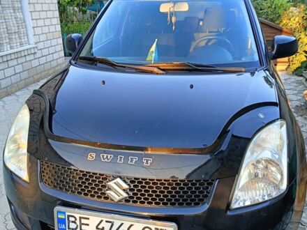 Чорний Сузукі Свифт, об'ємом двигуна 1.33 л та пробігом 200 тис. км за 4600 $, фото 1 на Automoto.ua