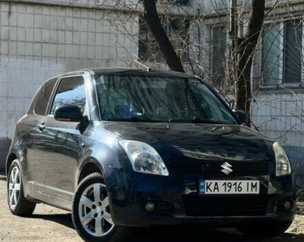 Черный Сузуки Свифт, объемом двигателя 1.33 л и пробегом 234 тыс. км за 3750 $, фото 1 на Automoto.ua