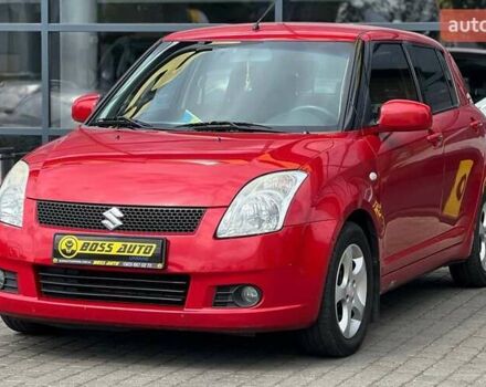Красный Сузуки Свифт, объемом двигателя 1.33 л и пробегом 178 тыс. км за 5500 $, фото 2 на Automoto.ua