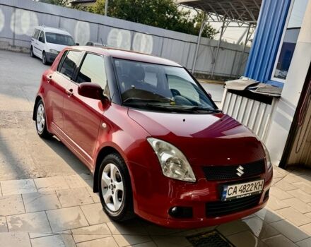 Красный Сузуки Свифт, объемом двигателя 1.3 л и пробегом 210 тыс. км за 5200 $, фото 1 на Automoto.ua