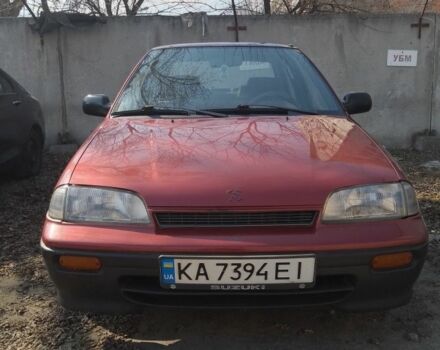 Червоний Сузукі Свифт, об'ємом двигуна 1.3 л та пробігом 83 тис. км за 1038 $, фото 1 на Automoto.ua