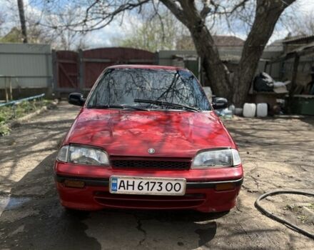 Красный Сузуки Свифт, объемом двигателя 1.3 л и пробегом 4 тыс. км за 450 $, фото 1 на Automoto.ua