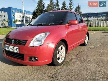 Сузукі Свифт 2006 у Житомирі на Automoto.ua Червоний Сузукі Свифт, об'ємом двигуна 1.33 л та пробігом 171 тис. км за 5000 $, фото 1 на Automoto.ua