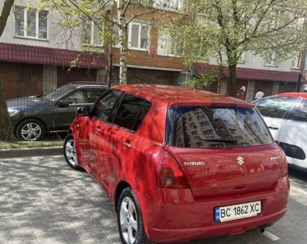 Красный Сузуки Свифт, объемом двигателя 1.3 л и пробегом 256 тыс. км за 4200 $, фото 1 на Automoto.ua