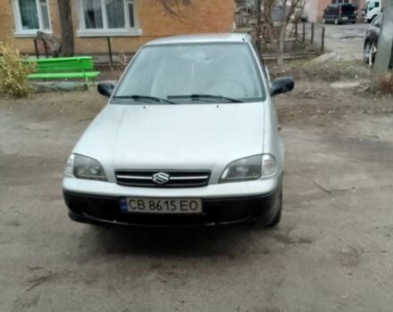 Серый Сузуки Свифт, объемом двигателя 1.3 л и пробегом 350 тыс. км за 1000 $, фото 2 на Automoto.ua