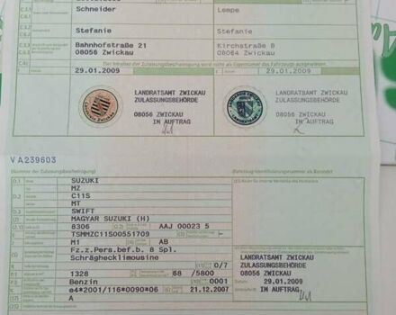 Сірий Сузукі Свифт, об'ємом двигуна 1.33 л та пробігом 167 тис. км за 5700 $, фото 23 на Automoto.ua