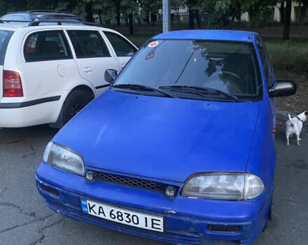 Синий Сузуки Свифт, объемом двигателя 1 л и пробегом 296 тыс. км за 1000 $, фото 1 на Automoto.ua