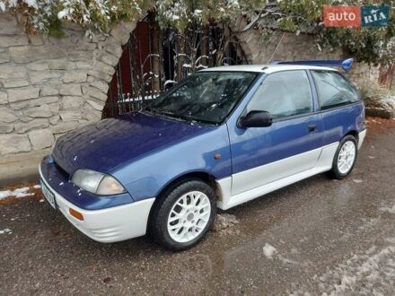 Синий Сузуки Свифт, объемом двигателя 1.3 л и пробегом 255 тыс. км за 2200 $, фото 1 на Automoto.ua