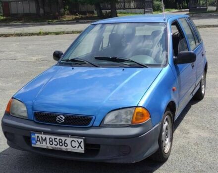 Синій Сузукі Свифт, об'ємом двигуна 1.3 л та пробігом 90 тис. км за 2000 $, фото 1 на Automoto.ua